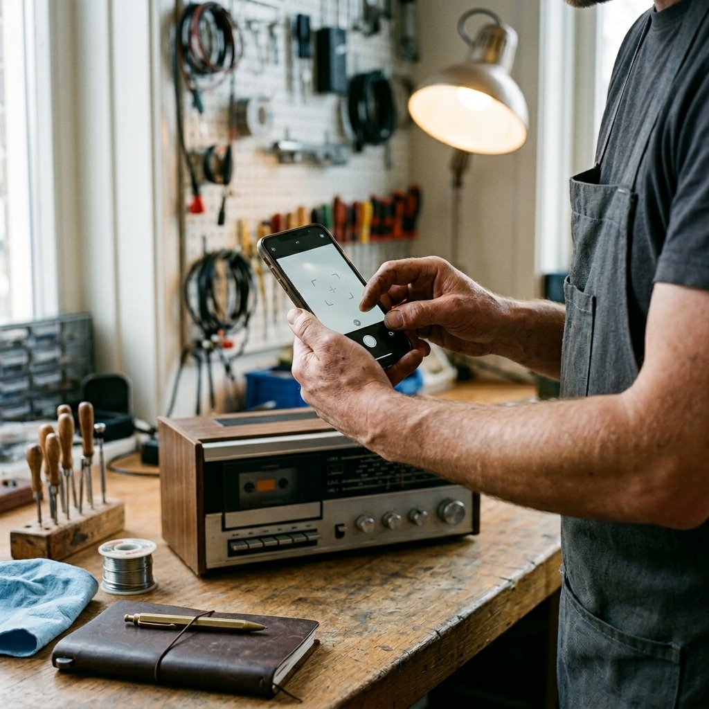 Foto-portfolio van reparaties: marketing zonder uren werk