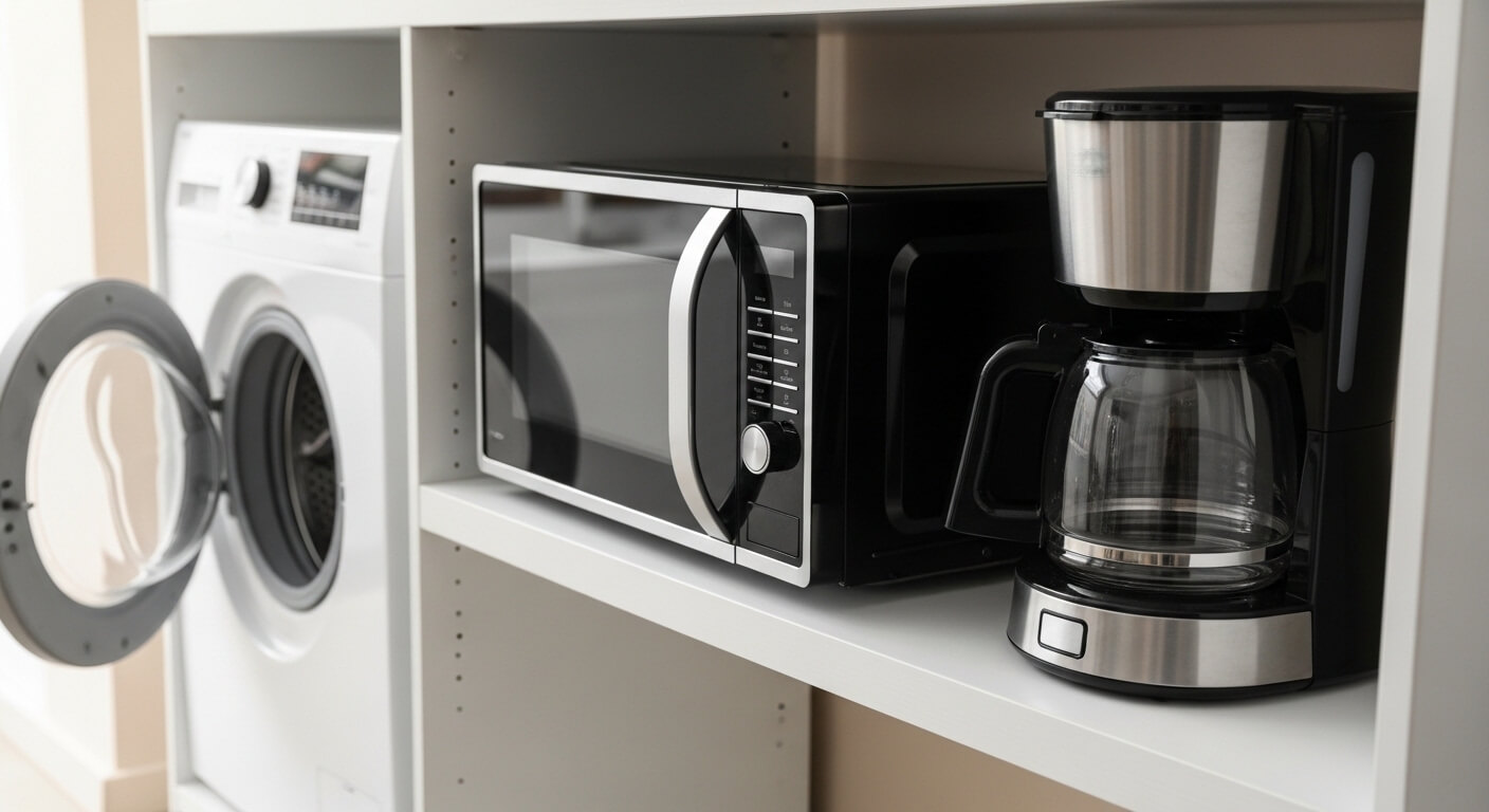 Georganiseerde reparatiewerkplaats met gereedschap