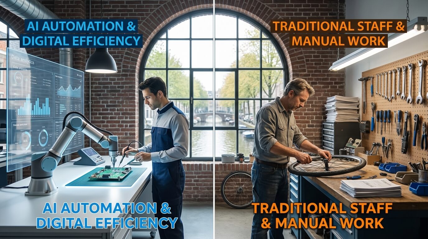 ReparatieAI vs. Kantoorpersoneel: Waarom meer betalen als het minder oplevert?