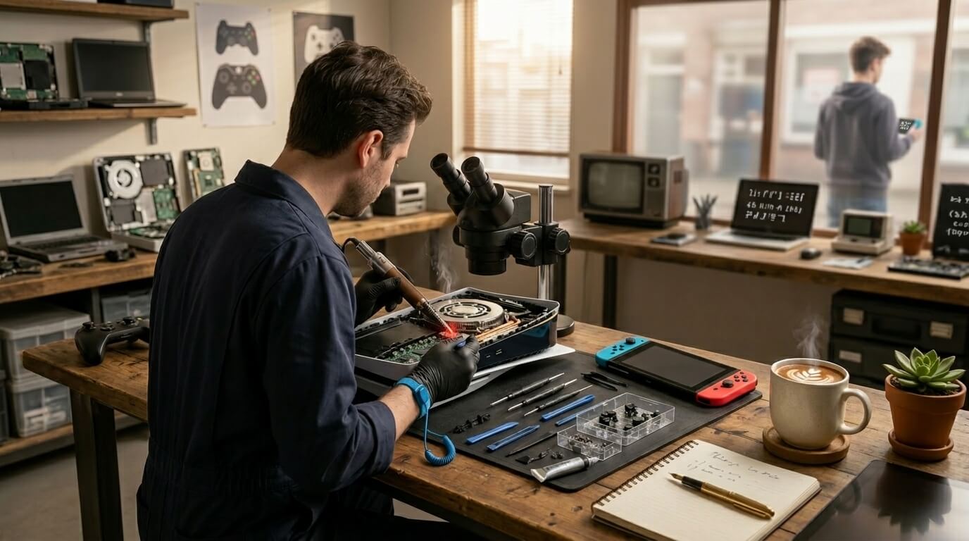 Spelconsole reparatie: PS5, Xbox en Switch