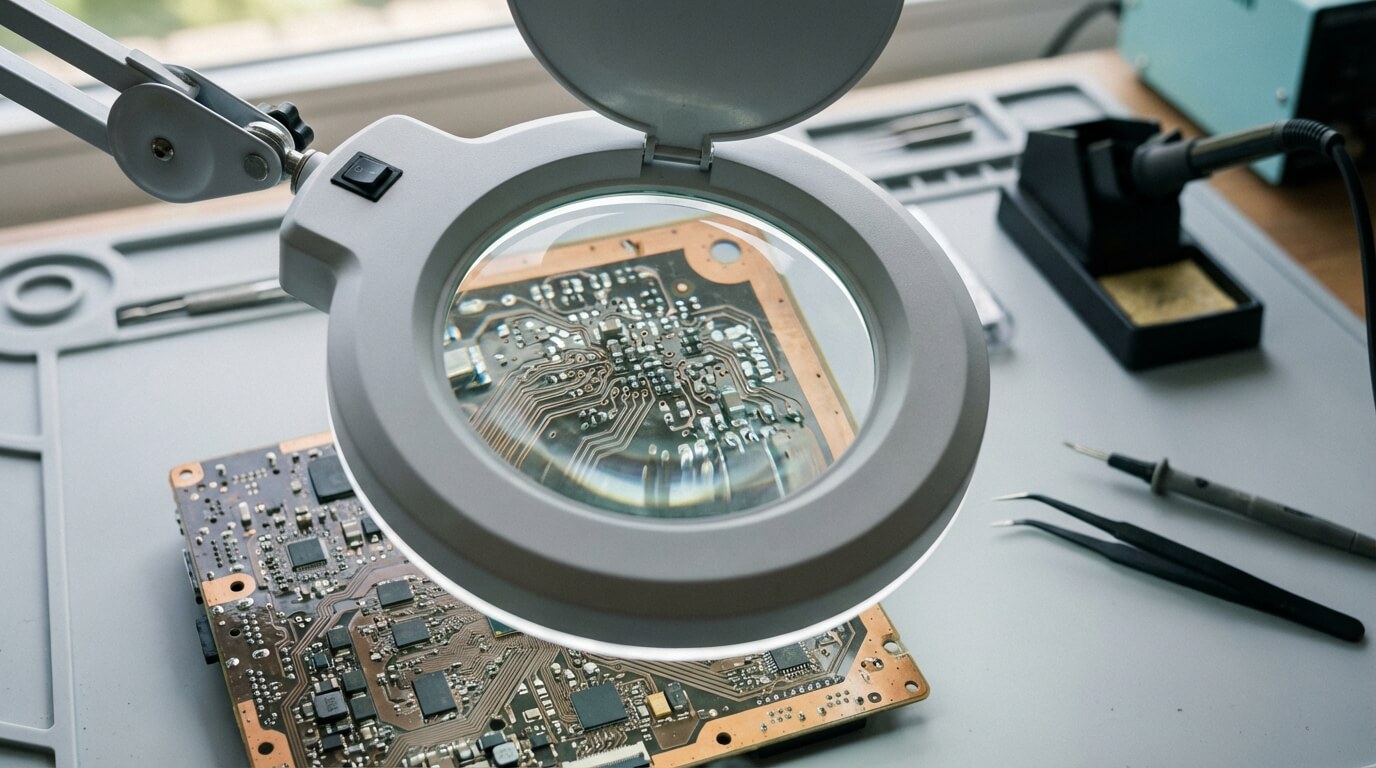 Reparatiegereedschap in een georganiseerde werkplaats