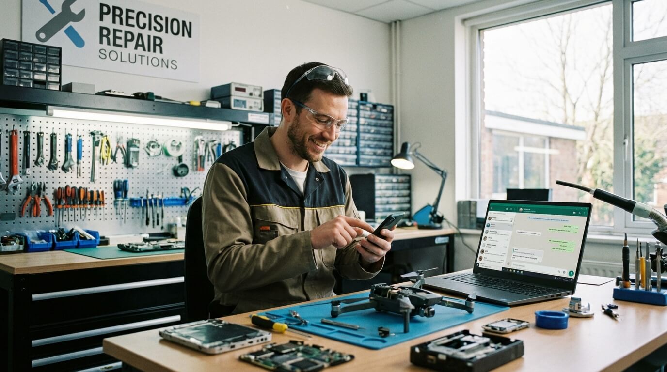 WhatsApp zakelijk inzetten als reparatiebedrijf: tips en voorbeelden