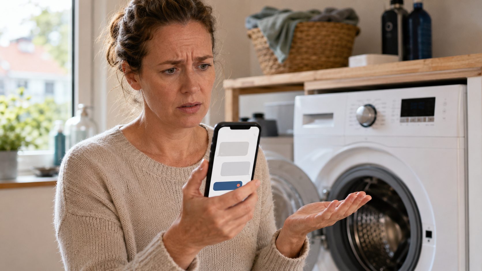 AI chatbot voor reparateurs — homeowner stelt vraag via chat